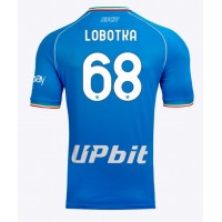 SSC Napoli Stanislav Lobotka #68 Replika Hemmatröja 2023-24 Kortärmad